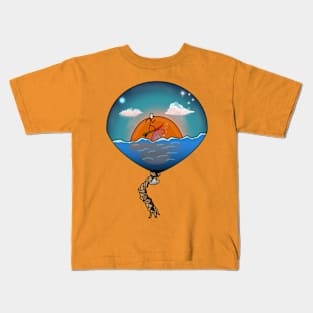 Surfing Balloon Kids T-Shirt